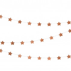 Guirlande Rose Gold Etoiles