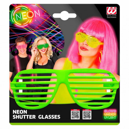 Lunettes vert Fluo Striées