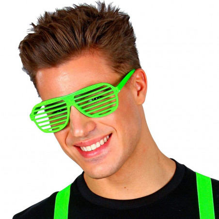 Brille Fluo Gerippt