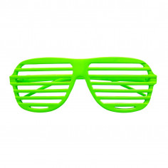 Lunettes Fluo Striées vert