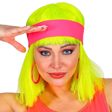 Bandeau Fluo rose pour adulte