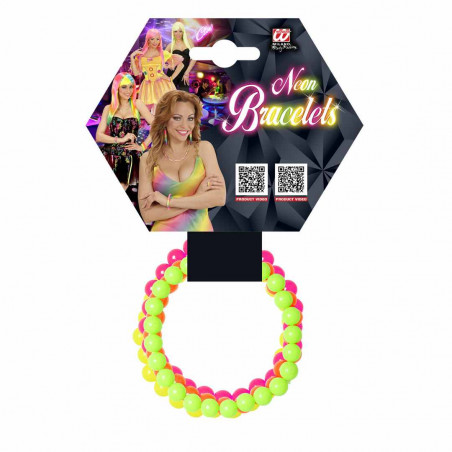 Bracelet en Perle Fluo - Lot de 4