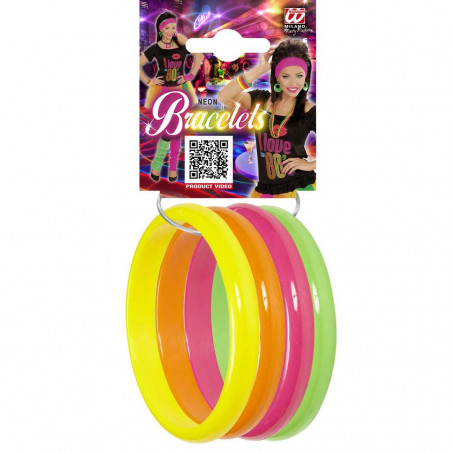 Bracelet Fluo - Lot de 4