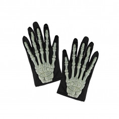 Gants de Squelette Phosphorescents