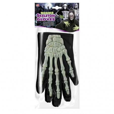 Gants de Squelette Phosphorescents