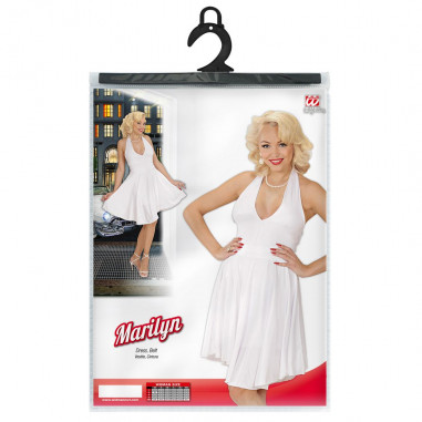 Kleid Neon Weiße Marylin Kleid Neon Weiße Marylin