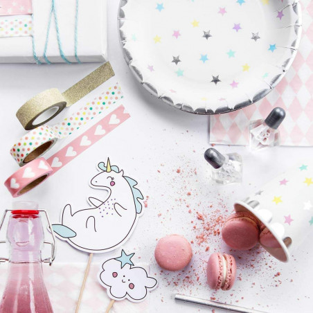 Einhorn-Kuchendeckel