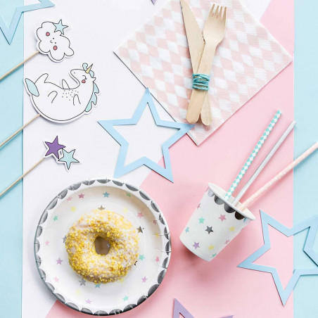 Einhorn-Kuchendeckel