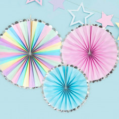 Einhorn Rosette - 3er Set 2