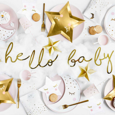 Gold Star Plate - 6er Set