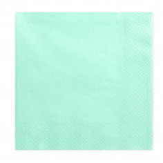 Serviette Verte Pastel - Lot de 20