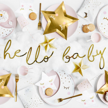 Hallo Baby Golden Garland