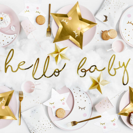 Hallo Baby Golden Garland
