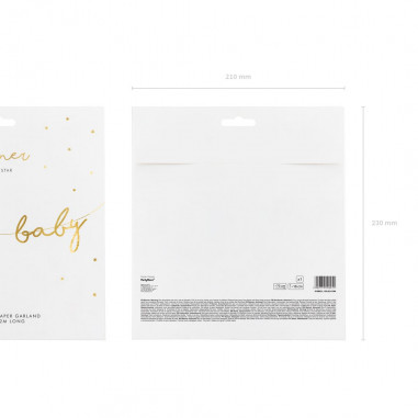 Hallo Baby Golden Garland