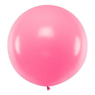 Riesiger neonpinker Ballon