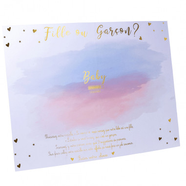 Jeu Fille ou Garçon, Gender Reveal - Couleur de Nuit