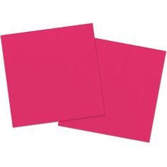 Dunkelrosa Servietten - 20er Set