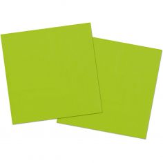 Serviette Verte - Lot de 20