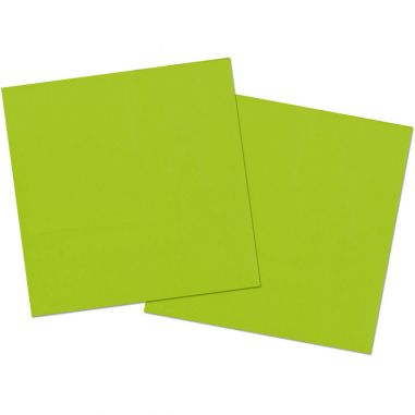 Serviette Verte - Lot de 20