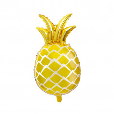 Ballon Aluminium Ananas Doré