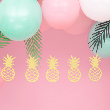 Guirlande Dorée Ananas