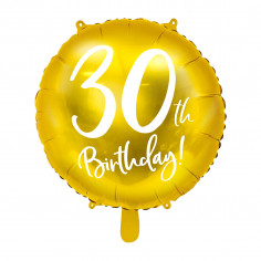 Ballon Aluminium 30 ans