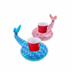 Porte-Verre Gonflable Sirène - Lot de 2