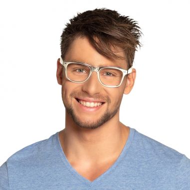 Lunettes Sans Verre Argentées