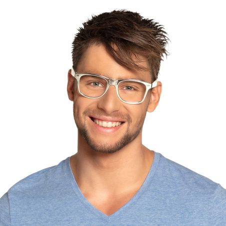 Lunettes Sans Verre Argentées