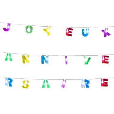 Guirlande Lumineuse Joyeux Anniversaire