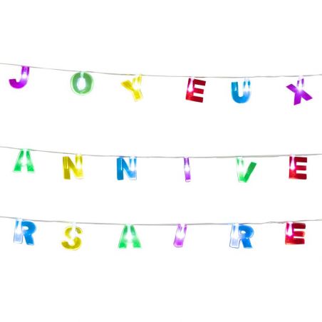 Guirlande Lumineuse Joyeux Anniversaire