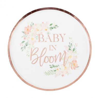 Assiette Baby in Bloom - Lot de 8
