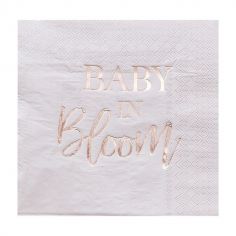 Serviette Baby in Bloom - Lot de 16