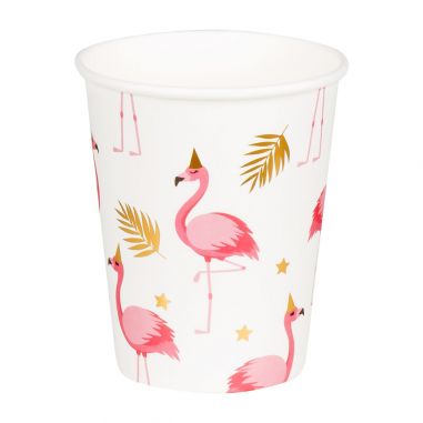 Gobelet Flamant Rose - Lot de 6 Gobelet Flamant Rose - Lot de 6