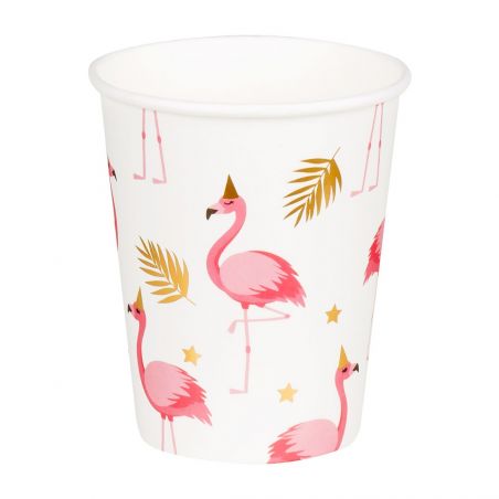 Gobelet Flamant Rose - Lot de 6