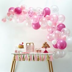 Arche Ballons Roses 2