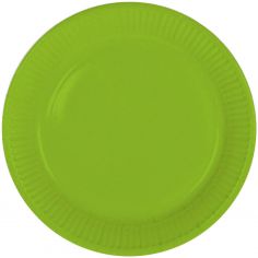 Assiette Verte - Lot de 8