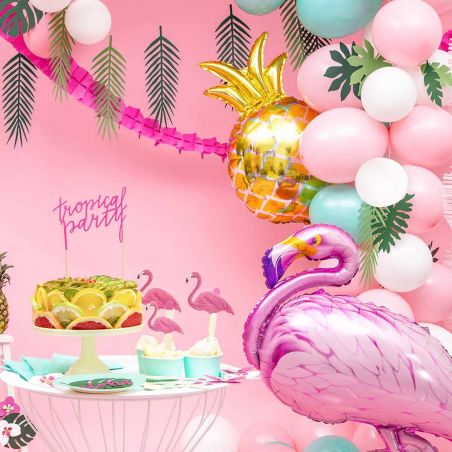 Ballon Aluminium Géant Flamant Rose