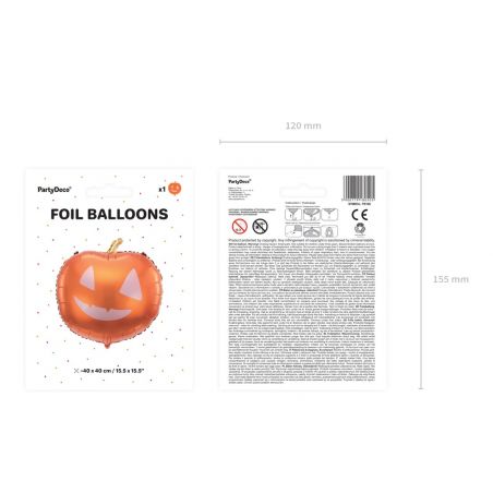 Ballon Aluminium Citrouille