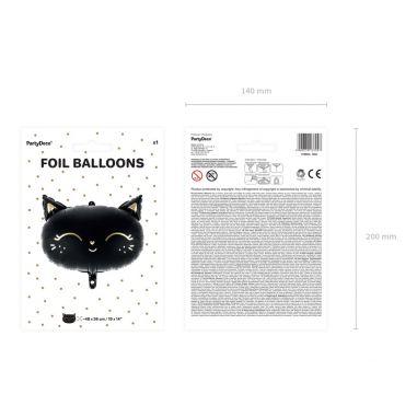 Ballon Aluminium Chat Noir