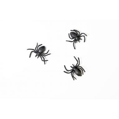 Araignée en Plastique - Lot de 10