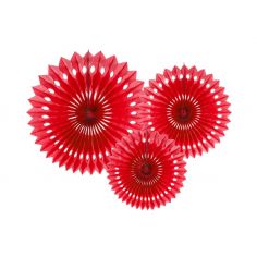 Déco Eventail Rouge