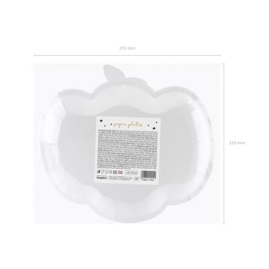 Assiette Citrouille - Lot de 6