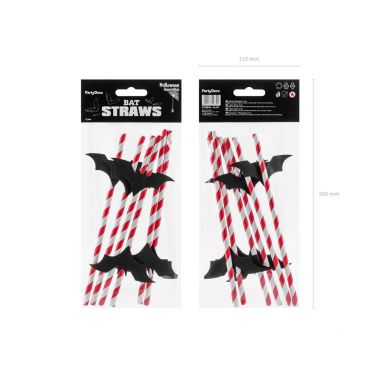 Paille Chauve Souris - Lot de 6