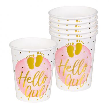 Gobelet Hello Girl - Lot de 6