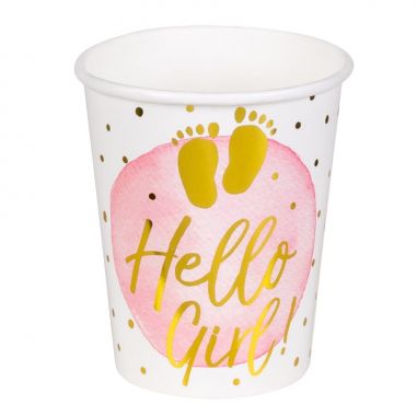 Gobelet Hello Girl - Lot de 6