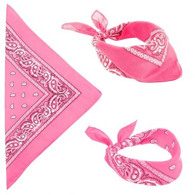 Bandana rétro rose