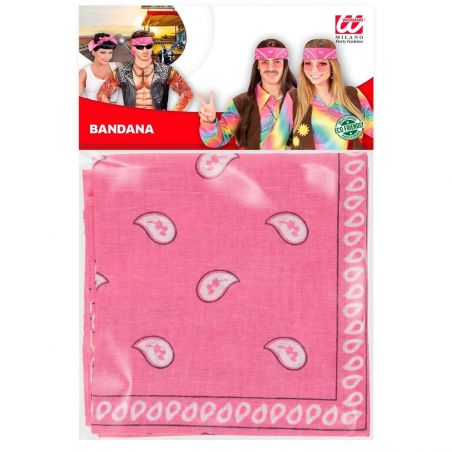 Bandana rétro rose