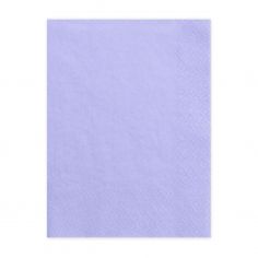 Serviette Lilas - Lot de 20