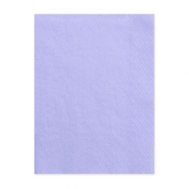 Serviette Lilas - Lot de 20